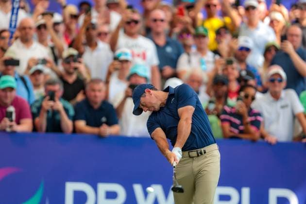 DUBAI, UNITED ARAB EMIRATES - 14.11.2025: Rory MCILROY (NIR) DP World Tour Championship Dubai at Jumeirah Golf Estates on November 14, 2025 in Dubai, United Arab Emirates.