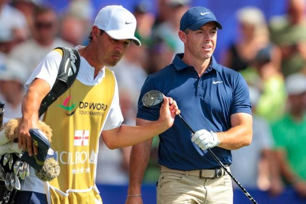 DUBAI, UNITED ARAB EMIRATES - 14.11.2025: Rory MCILROY (NIR) DP World Tour Championship Dubai at Jumeirah Golf Estates on November 14, 2025 in Dubai, United Arab Emirates.