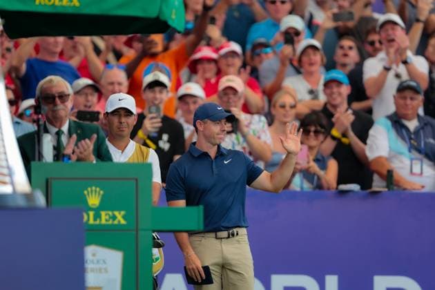 DUBAI, UNITED ARAB EMIRATES - 14.11.2025: Rory MCILROY (NIR) DP World Tour Championship Dubai at Jumeirah Golf Estates on November 14, 2025 in Dubai, United Arab Emirates.