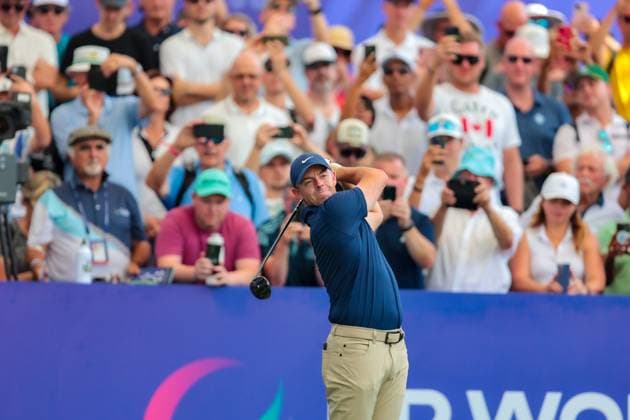 DUBAI, UNITED ARAB EMIRATES - 14.11.2025: Rory MCILROY (NIR) DP World Tour Championship Dubai at Jumeirah Golf Estates on November 14, 2025 in Dubai, United Arab Emirates.