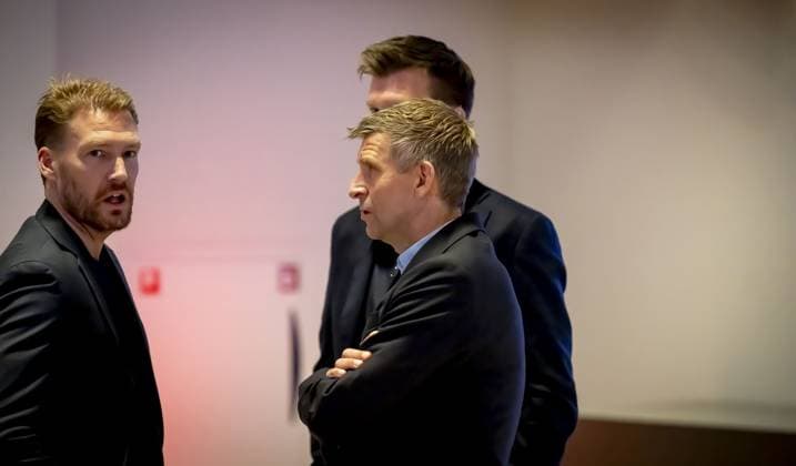 AMSTERDAM - Marijn Beuker (football director) during the opening of the General Meeting of Shareholders of the Amsterdam football club Ajax. ANP ROBIN UTRECHT xVIxANPxSportx xxANPxIVx 542088783 originalFilename: 542088783.jpg