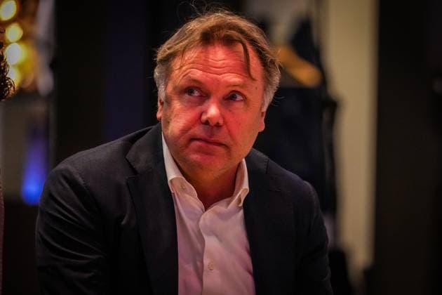 AMSTERDAM , 14-11-2025 , JohanCruyff ArenA , season 2025 2026 , Ajax AVA vergadering 2025 , picture shows Ernst Boekhorst, chairman of the board of directors Ajax AVA vergadering 2025  x32015988x Copyright: