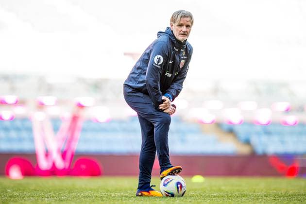 251114 Kent Bergersen, assistant coach of the Norwegian national football team, during a training session on November 14, 2025 in Oslo. Photo: Vegard Grott BILDBYRAN kod VG VG0832 bbeng fotball football soccer fotboll FIFA World Cup, WM, Weltmeisterschaft, Fussball qualifiers vm-kvalifisering vm kvalik vm kval norge norway trening träning training practice Copyright: VEGARDxGRoTT BB251114VG013