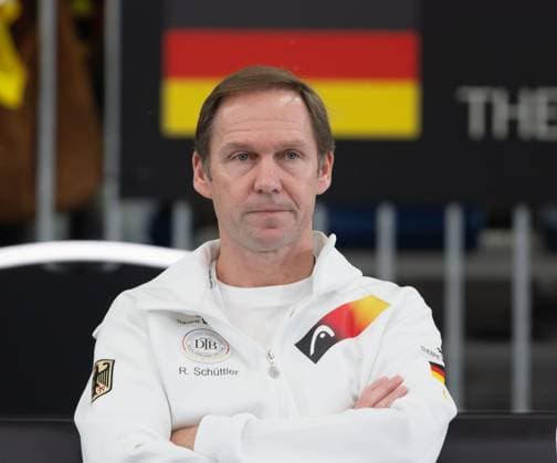 Billie Jean King Cup 2025 Play-Offs, TC Ismaning, Muenchen, Deutschland, Eroeffnungsfeier, Team Germany, Mannschaftskapitaen Rainer Schuettler . Copyright: xJuergenxHasenkopfx