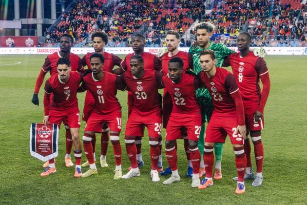 Toronto, Canada, November 13th 2025 Canada team photo during the Men s International Friendly, Länderspiel, Nationalmannschaft game between Canada and Ecuador at BMO Field in Toronto, Canada (EDITORIAL USAGE ONLY). (Curtis Wong SPP)  Copyright: xCurtisxWongx xSPPx spp-en-CuWoSp-20251103_SPP_CurtisWONG_Canada v Ecuador_057