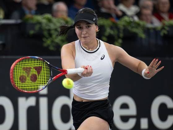 Billie Jean King Cup 2025 Play-Offs, TC Ismaning, Muenchen, Deutschland, Eroeffnungsfeier, Team Germany, Eva Lys Tennis - Billie Jean King Cup 2025 - ITF Billie Jean King Cup - TC Ismaning - Ismaning - Bayern - Deutschland - 14 November 2025. Copyright: xJuergenxHasenkopfx