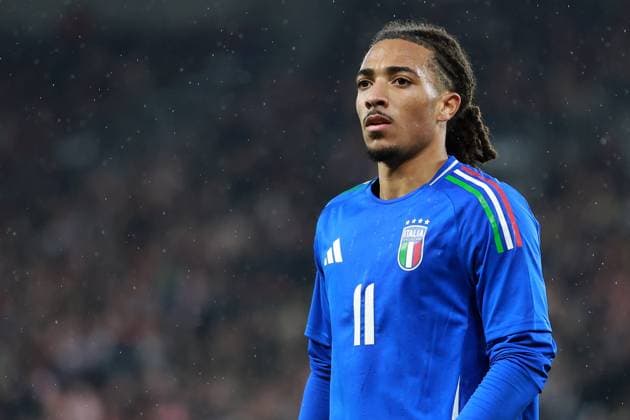 Fußball, U21 EM Quali, Polen - Italien SZCZECIN 14.11.2025 MECZ ELIMINACJI MLODZIEZOWYCH MISTRZOSTW EUROPY U21, U 21 POLSKA - WLOCHY --- UEFA EUROPEAN UNDER-21 CHAMPIONSHIP 2027 QUALIFYING ROUND FOOTBALL MATCH: POLAND - ITALY NZ LUCA KOLEOSHO FOT. KRZYSZTOF CICHOMSKI NEWSPIX.PL --- newspix.pl 
