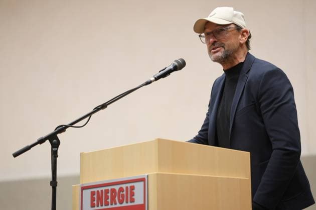 Trainer Claus-Dieter Wollitz (Energie Cottbus) Fussball 3. Liga 2025 2026 FC Energie Cottbus Ordentliche Mitgliederversammlung