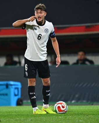 14.11.2025 - Fussball - Länderspiel Qualifikation Europameisterschaft : Deutschland GER DEU BRD - Malta MLT - - xwoxzix - Tom Bischof (6, Deutschland )