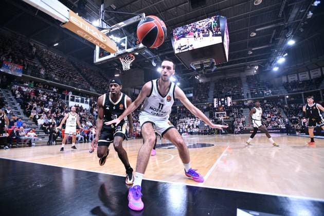 Basketball : Turkish Euroleague match between LDLC ASVEL and Partizan Mozzart Bet Belgrade on november 14th, 2025 at the Astroballe (Villeurbanne, France) Action during the Turkish Airlines Euroleague match between LDLC ASVEL and Partizan Mozzart Bet Belgrade on november 14th, 2025 at the Astroballe (Villeurbanne, France)  Copyright: xCYRILxALISTERxLESTAGEx