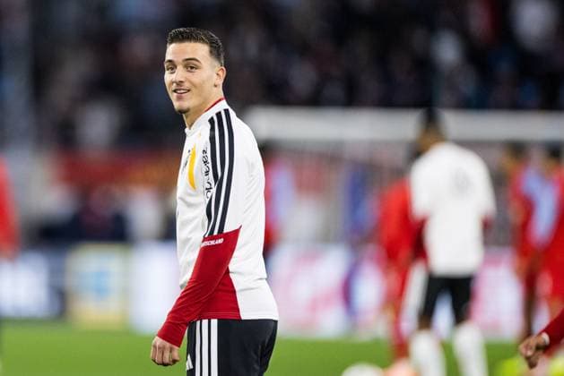 FIFA World Cup, WM, Weltmeisterschaft, Fussball UEFA Qualifiers: Luxembourg - Deutschland; 14.11.2025 Said El Mala (Deutschland, 14) FIFA World Cup UEFA Qualifiers: Luxembourg - Deutschland; Luxembourg, Stade de Luxembourg, 14.11.2025 Copyright: xBEAUTIFULxSPORTS Wunderlx