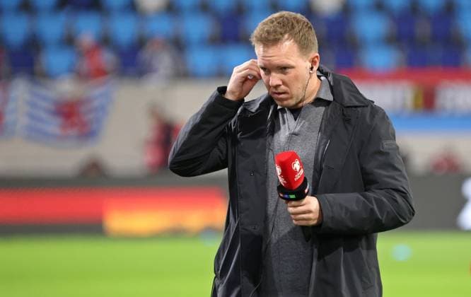14.11.2025, Fussball, Herren, Qualifikation, European Qualifiers, Luxemburg - Deutschland, Trainer Julian Nagelsmann (Deutschland) Luxemburg Stade de Luxembourg Luxemburg Luxemburg (LUX) Copyright: xFabianxKleerx