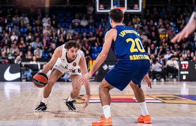 Alessandro Pajola FC Barcellona - Virtus Bologna EuroLeague 2025-26 Barcellona, 14 11 2025 Foto Ciamillo-Castoria Barcellona  Copyright: xMarchix