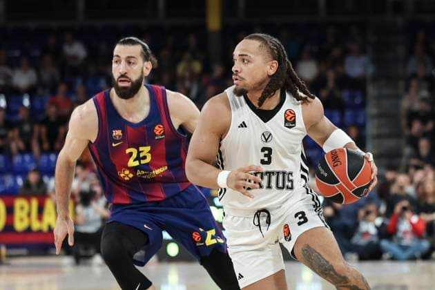 November 14, 2025, Barcelona, Barcelona, Spain: Carsen Edwards of Virtus Bologna in action during the EuroLeague Regular Season Round 11 match played between FC Barcelona, Barca and Virtus Bologna at Palau Blaugrana on November 14, 2025 in Barcelona, Spain. Barcelona Spain - ZUMAa181 20251114_zaa_a181_191 Copyright: xJavierxBorregox