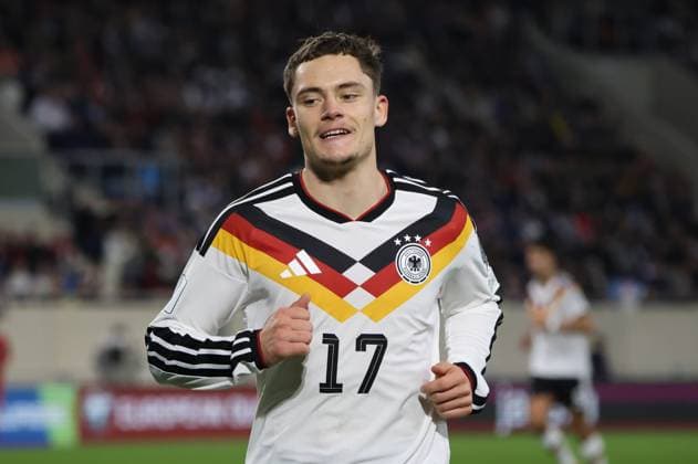 14.11.2025, Fussball, Herren, Qualifikation, European Qualifiers, Luxemburg - Deutschland, Florian Wirtz (Deutschland) Luxemburg Stade de Luxembourg Luxemburg Luxemburg (LUX) Copyright: xSebastianxBachx