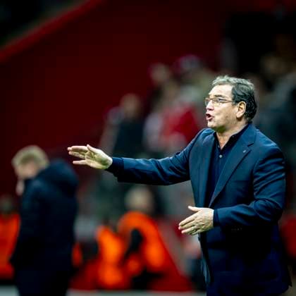 Poland trainer Jan Urban during the match FOOTBALL - EUROPEAN QUALIFIERS - POLAND - NETHERLANDS at the PGE Narodowy (National Stadium) for the FIFA World Cup, WM, Weltmeisterschaft, Fussball 2026 UEFA Qualifiers - Group G - Matchday 9 season 2025-2026 in WARSAW, Poland on 14 november 2025, (photo by Stefan Koops EYE4images DeFodi Images)