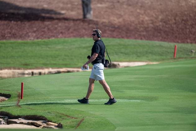 Peter Hedblom (SWE) Round 2 of the DP World Tour Championship 2025, held at the Jumeirah Golf Estate, Earth Course, Dhabi, United Arab Emerites. 13-16 November 2025. Dubai United Arab Emerites DP World Tour, Dp World Tour Championship 2025, Golf x11290x