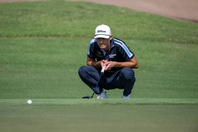 Joakim Lagergren (SWE) Round 2 of the DP World Tour Championship 2025, held at the Jumeirah Golf Estate, Earth Course, Dhabi, United Arab Emerites. 13-16 November 2025. Dubai United Arab Emerites DP World Tour, Dp World Tour Championship 2025, Golf x11290x