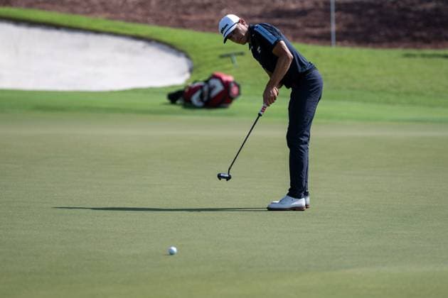 Jordan Smith (ENG) Round 2 of the DP World Tour Championship 2025, held at the Jumeirah Golf Estate, Earth Course, Dhabi, United Arab Emerites. 13-16 November 2025. Dubai United Arab Emerites DP World Tour, Dp World Tour Championship 2025, Golf x11290x