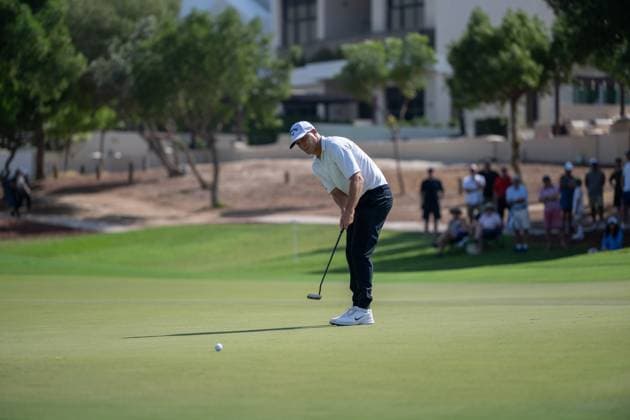 Alex Noren (SWE) Round 2 of the DP World Tour Championship 2025, held at the Jumeirah Golf Estate, Earth Course, Dhabi, United Arab Emerites. 13-16 November 2025. Dubai United Arab Emerites DP World Tour, Dp World Tour Championship 2025, Golf x11290x