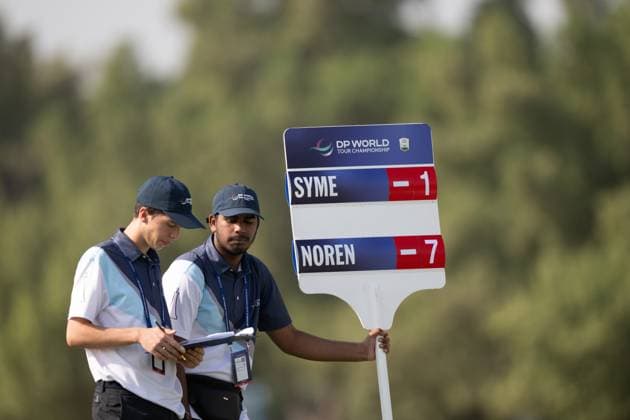 Alex Noren (SWE) Round 2 of the DP World Tour Championship 2025, held at the Jumeirah Golf Estate, Earth Course, Dhabi, United Arab Emerites. 13-16 November 2025. Dubai United Arab Emerites DP World Tour, Dp World Tour Championship 2025, Golf x11290x