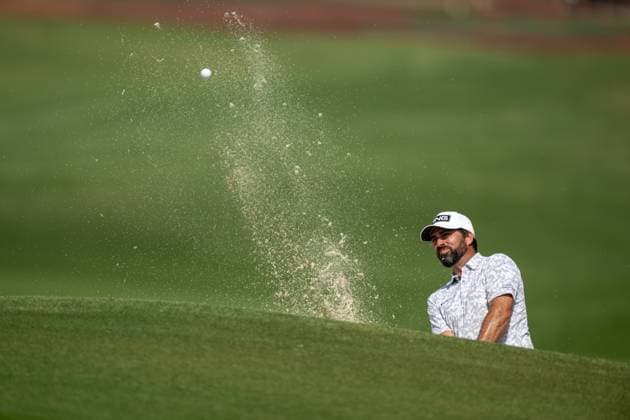 John Parry (ENG) Round 2 of the DP World Tour Championship 2025, held at the Jumeirah Golf Estate, Earth Course, Dhabi, United Arab Emerites. 13-16 November 2025. Dubai United Arab Emerites DP World Tour, Dp World Tour Championship 2025, Golf x11290x
