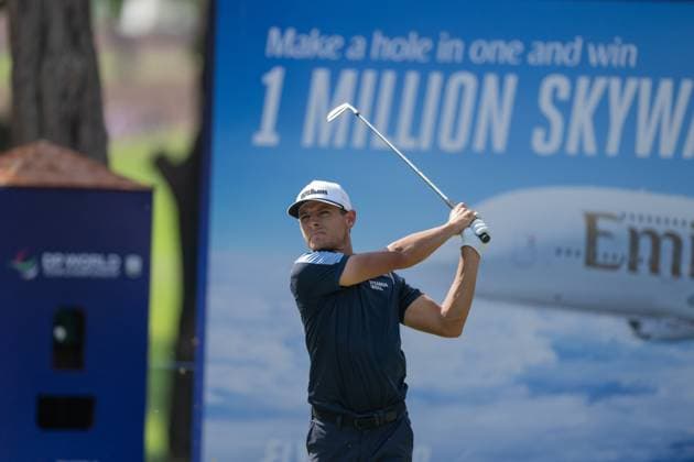 Joakim Lagergren (SWE) Round 2 of the DP World Tour Championship 2025, held at the Jumeirah Golf Estate, Earth Course, Dhabi, United Arab Emerites. 13-16 November 2025. Dubai United Arab Emerites DP World Tour, Dp World Tour Championship 2025, Golf x11290x