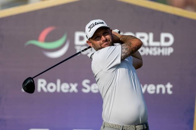 Andy Sullivan (ENG) Round 2 of the DP World Tour Championship 2025, held at the Jumeirah Golf Estate, Earth Course, Dhabi, United Arab Emerites. 13-16 November 2025. Dubai United Arab Emerites DP World Tour, Dp World Tour Championship 2025, Golf x11290x