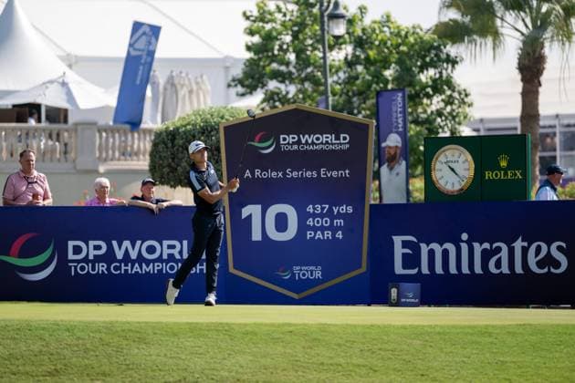 Joakim Lagergren (SWE) Round 2 of the DP World Tour Championship 2025, held at the Jumeirah Golf Estate, Earth Course, Dhabi, United Arab Emerites. 13-16 November 2025. Dubai United Arab Emerites DP World Tour, Dp World Tour Championship 2025, Golf x11290x