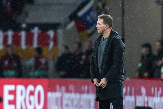 Fussball, UEFA European Qualifiers WM Qualifikation Europa Gruppe A - 9.Spieltag Luxemburg - Deutschland 14.11.2025, Stade de Luxembourg Julian Nagelsmann (Bundestrainer Deutschland) Luxemburg Stade de Luxembourg Luxemburg