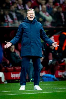 Netherlands trainer Ronald Koeman during the match FOOTBALL - EUROPEAN QUALIFIERS - POLAND - NETHERLANDS at the PGE Narodowy (National Stadium) for the FIFA World Cup, WM, Weltmeisterschaft, Fussball 2026 UEFA Qualifiers - Group G - Matchday 9 season 2025-2026 in WARSAW, Poland on 14 november 2025, (photo by Stefan Koops EYE4images DeFodi Images)