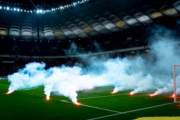 Netherlands forwarder Memphis Depay during the match FOOTBALL - EUROPEAN QUALIFIERS - POLAND - NETHERLANDS at the PGE Narodowy (National Stadium) for the FIFA World Cup, WM, Weltmeisterschaft, Fussball 2026 UEFA Qualifiers - Group G - Matchday 9 season 2025-2026 in WARSAW, Poland on 14 november 2025, (photo by Stefan Koops EYE4images DeFodi Images)