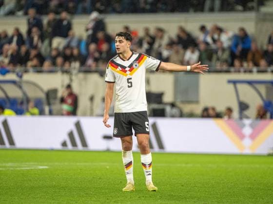 Fussball, Herren, Saison 2025 26, WM-Qualifikation (Gruppe A, 9. Spieltag), Luxemburg - Deutschland, Aleksandar Pavlovic (Deutschland), 14.11 2025, Copyright: xMatthiasxKochx