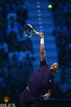 Felix Auger-Aliassime (CAN) during the singles match between Alexander Zverev (GER) and Felix Auger-Aliassime (CAN) during day six of the Nitto ATP, Tennis Herren Finals 2025 at Inalpi Arena on November 14, 2025 in Turin, Italy  Copyright: xDomenicoxCippitelli IPAxSportx xipa-agency.netx xx IPA_67967871 IPA_Agency_IPA67967871