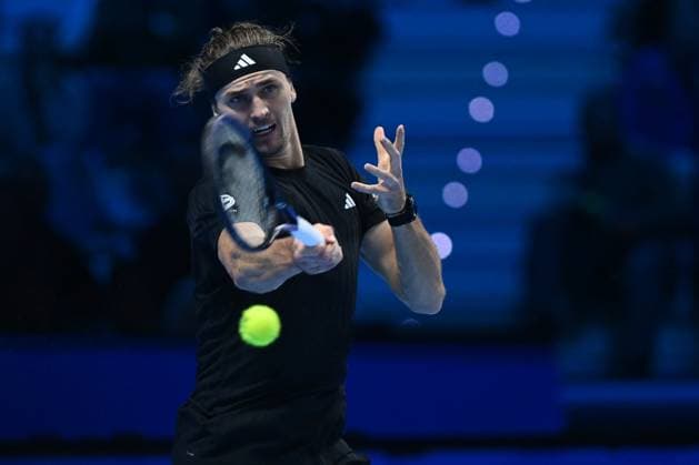Alexander Zverev (GER) during the singles match between Alexander Zverev (GER) and Felix Auger-Aliassime (CAN) during day six of the Nitto ATP, Tennis Herren Finals 2025 at Inalpi Arena on November 14, 2025 in Turin, Italy  Copyright: xDomenicoxCippitelli IPAxSportx xipa-agency.netx xx IPA_67968049 IPA_Agency_IPA67968049