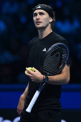 Alexander Zverev (GER) during the singles match between Alexander Zverev (GER) and Felix Auger-Aliassime (CAN) during day six of the Nitto ATP, Tennis Herren Finals 2025 at Inalpi Arena on November 14, 2025 in Turin, Italy  Copyright: xDomenicoxCippitelli IPAxSportx xipa-agency.netx xx IPA_67968050 IPA_Agency_IPA67968050