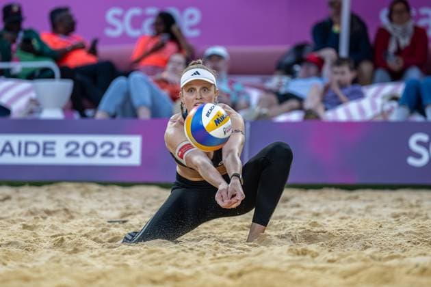 RECORD DATE NOT STATED Beach volleyball, Beachvolleyball World Championships Adelaide, Australia 14.11.2025 ADELAIDE, AUSTRALIA - NOVEMBER 14: Lea Sophie Kunst (Player 2, GER) during the Beach Volleyball World Championships at Adelaide on November 14, 2025 in Adelaide, Australia. Copyright: xBEAUTIFULxSPORTS PeterxWeberx