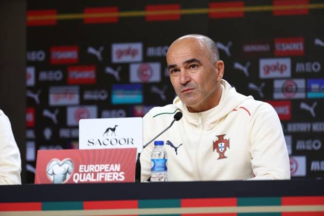 Roberto Martinez ( coach of Portugal ) during the press conference, PK, Pressekonferenz ahead of the match between Portugal and Armenia, valid for qualification for the 2026 World Cup at Estadio do Drag‹o on 15 November 2026 Porto Estadio do Dragao Porto Portugal Copyright: xIMAGOx xPRIMExSPORTSxIMAGESx xFILIPExOLIVEIRAx