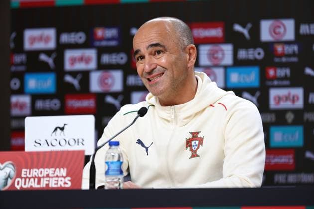Roberto Martinez ( coach of Portugal ) during the press conference, PK, Pressekonferenz ahead of the match between Portugal and Armenia, valid for qualification for the 2026 World Cup at Estadio do Drag‹o on 15 November 2026 Porto Estadio do Dragao Porto Portugal Copyright: xIMAGOx xPRIMExSPORTSxIMAGESx xFILIPExOLIVEIRAx