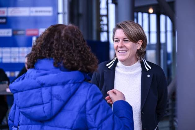 15.11.2025, Fussball, Testspiel, Saison 2025 2026, Mitgliederversammlung 2025 FC Schalke 04, Vorstand Christina Rühl-Hamers (FC Schalke 04) xRHR-FOTO YYx Copyright: KROEGER RHR-FOTOx RHR-FOTO YY
