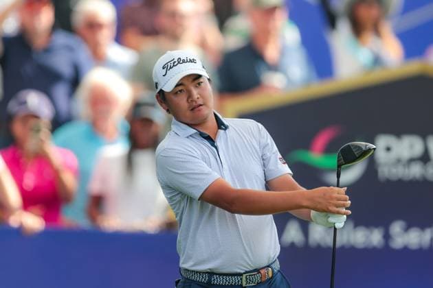 DUBAI, UNITED ARAB EMIRATES - 15.11.2025: Kazuma KOBORI (NZL) DP World Tour Championship Dubai at Jumeirah Golf Estates on November 15, 2025 in Dubai, United Arab Emirates.