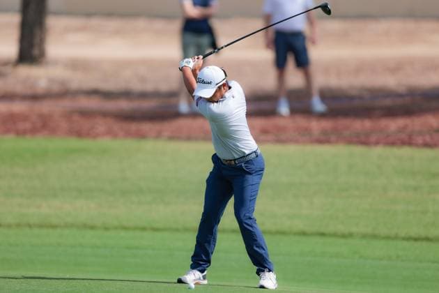 DUBAI, UNITED ARAB EMIRATES - 15.11.2025: Kazuma KOBORI (NZL) DP World Tour Championship Dubai at Jumeirah Golf Estates on November 15, 2025 in Dubai, United Arab Emirates.