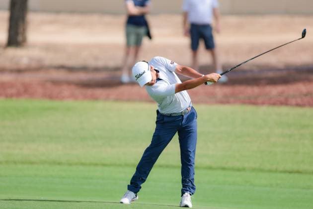 DUBAI, UNITED ARAB EMIRATES - 15.11.2025: Kazuma KOBORI (NZL) DP World Tour Championship Dubai at Jumeirah Golf Estates on November 15, 2025 in Dubai, United Arab Emirates.