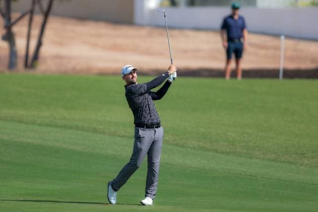 DUBAI, UNITED ARAB EMIRATES - 15.11.2025: Nicolai VON DELLINGSHAUSEN (GER) DP World Tour Championship Dubai at Jumeirah Golf Estates on November 15, 2025 in Dubai, United Arab Emirates.