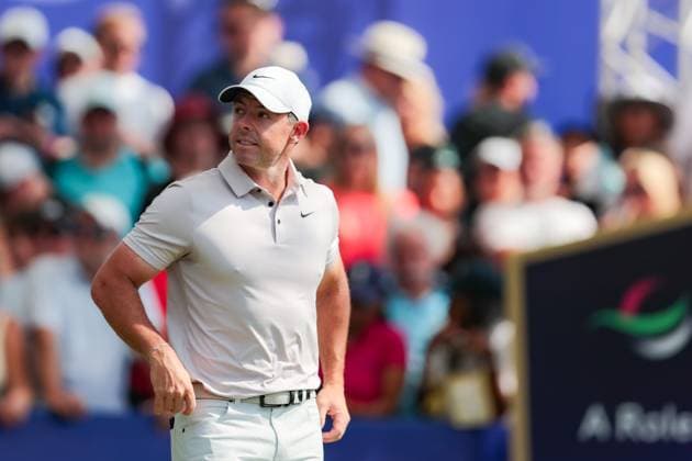 DUBAI, UNITED ARAB EMIRATES - 15.11.2025: Rory MCILROY (NIR) DP World Tour Championship Dubai at Jumeirah Golf Estates on November 15, 2025 in Dubai, United Arab Emirates.