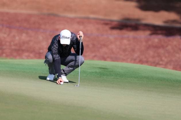 DUBAI, UNITED ARAB EMIRATES - 15.11.2025: Nicolai VON DELLINGSHAUSEN (GER) DP World Tour Championship Dubai at Jumeirah Golf Estates on November 15, 2025 in Dubai, United Arab Emirates.