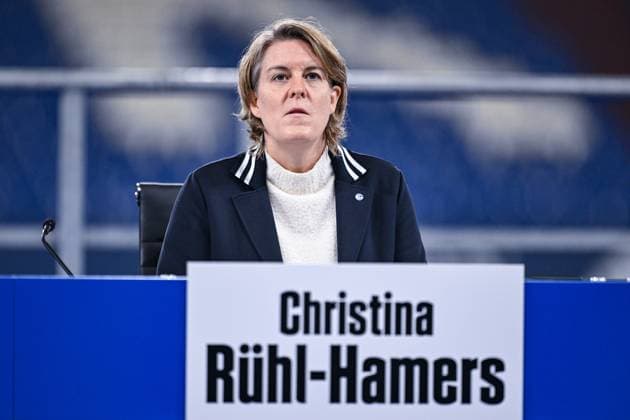 15.11.2025, Fussball, Testspiel, Saison 2025 2026, Mitgliederversammlung 2025 FC Schalke 04, Vorstand Christina Rühl-Hamers (FC Schalke 04) xRHR-FOTO YYx Copyright: KROEGER RHR-FOTOx RHR-FOTO YY