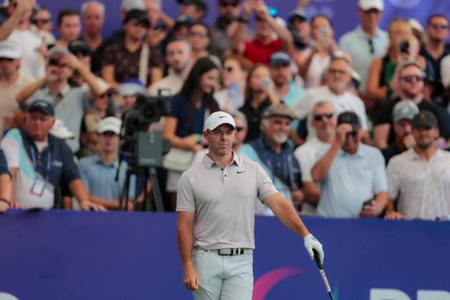DUBAI, UNITED ARAB EMIRATES - 15.11.2025: Rory MCILROY (NIR) DP World Tour Championship Dubai at Jumeirah Golf Estates on November 15, 2025 in Dubai, United Arab Emirates.