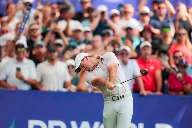 DUBAI, UNITED ARAB EMIRATES - 15.11.2025: Rory MCILROY (NIR) DP World Tour Championship Dubai at Jumeirah Golf Estates on November 15, 2025 in Dubai, United Arab Emirates.