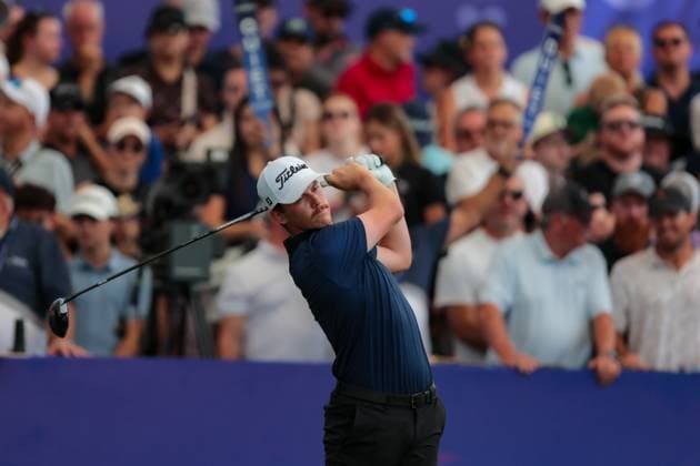 DUBAI, UNITED ARAB EMIRATES - 15.11.2025: Daniel HILLIER (NZL) DP World Tour Championship Dubai at Jumeirah Golf Estates on November 15, 2025 in Dubai, United Arab Emirates.